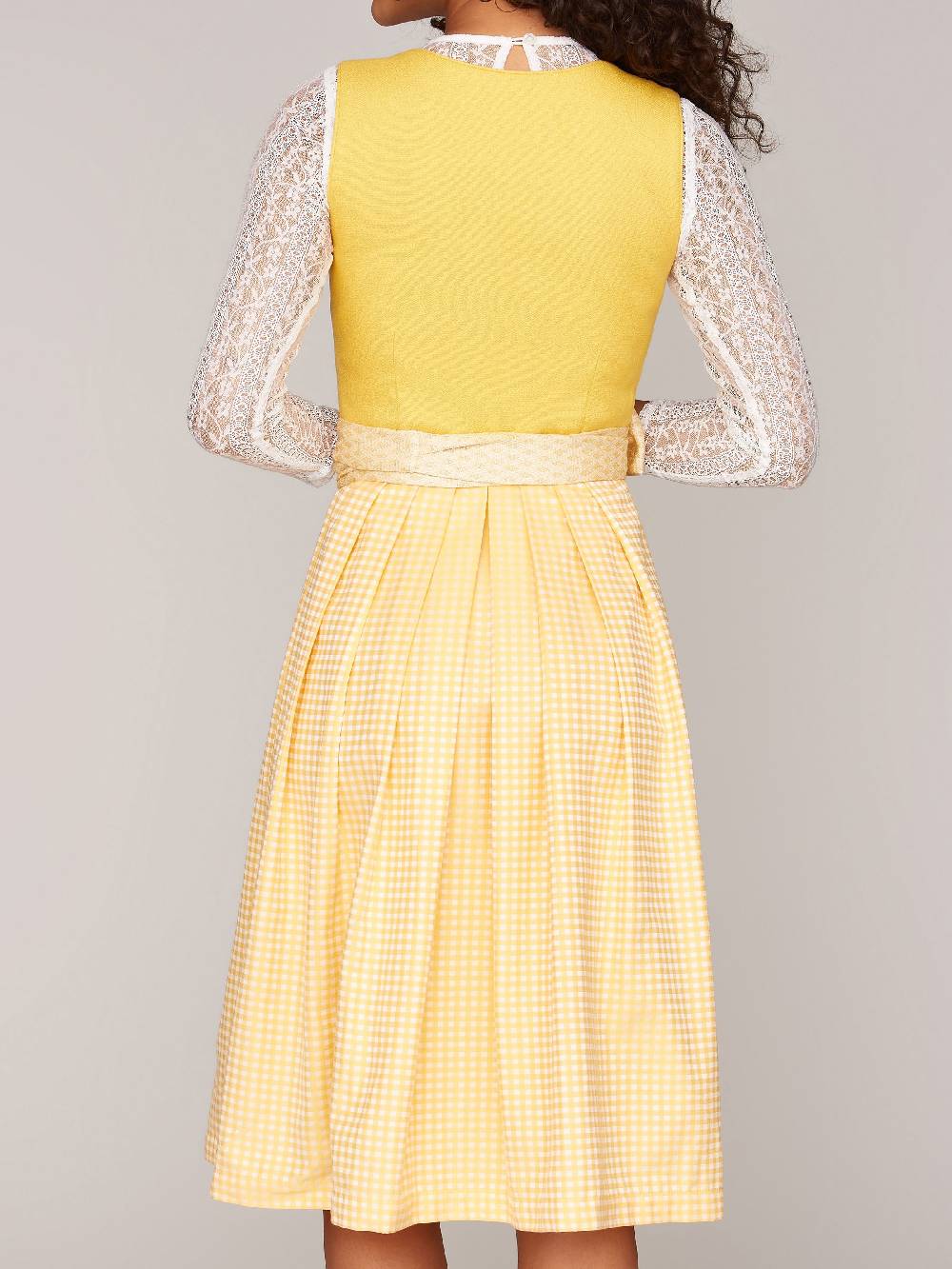 Limberry Gelbes Dirndl mit Leinen-Mieder - MIRANDA YELLOW Exklusivangebot