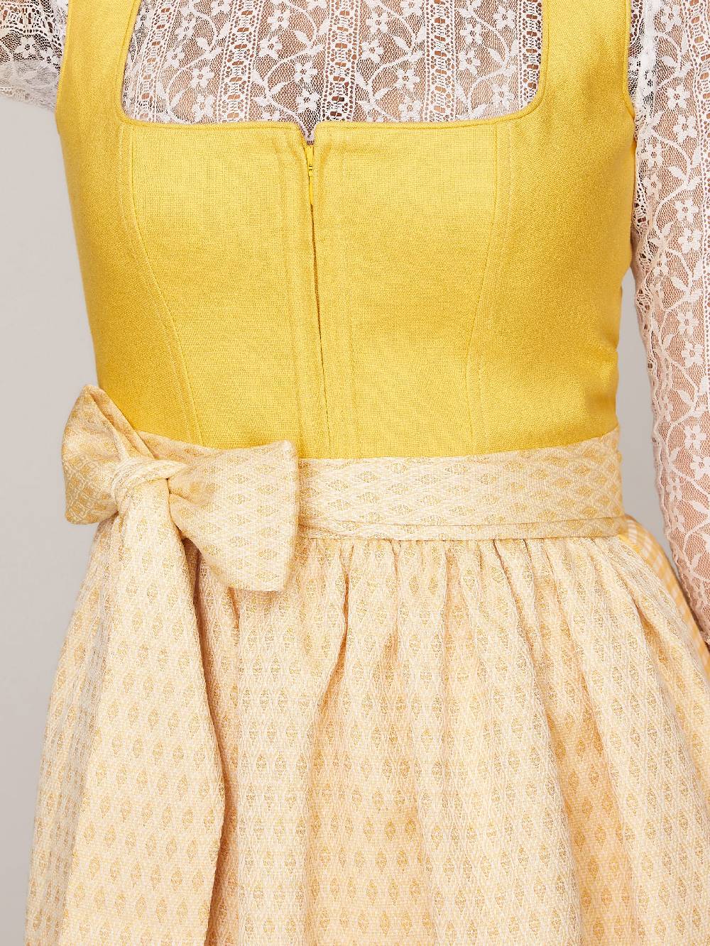 Limberry Gelbes Dirndl mit Leinen-Mieder - MIRANDA YELLOW Exklusivangebot