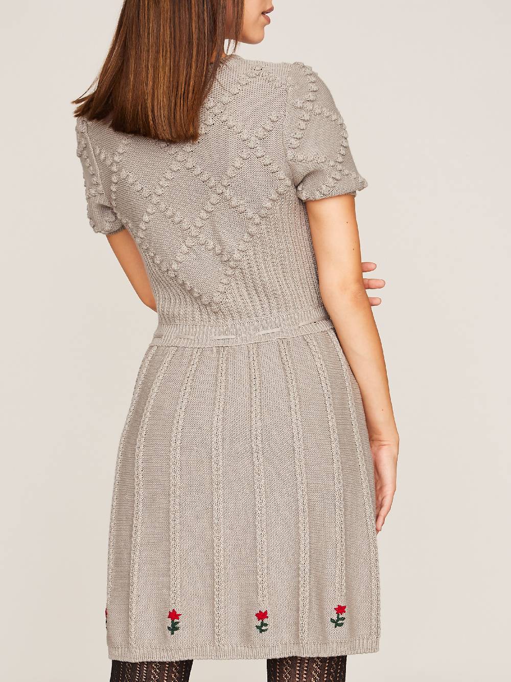 Limberry Graues Strickkleid - HEIDI Saisonschlussverkauf