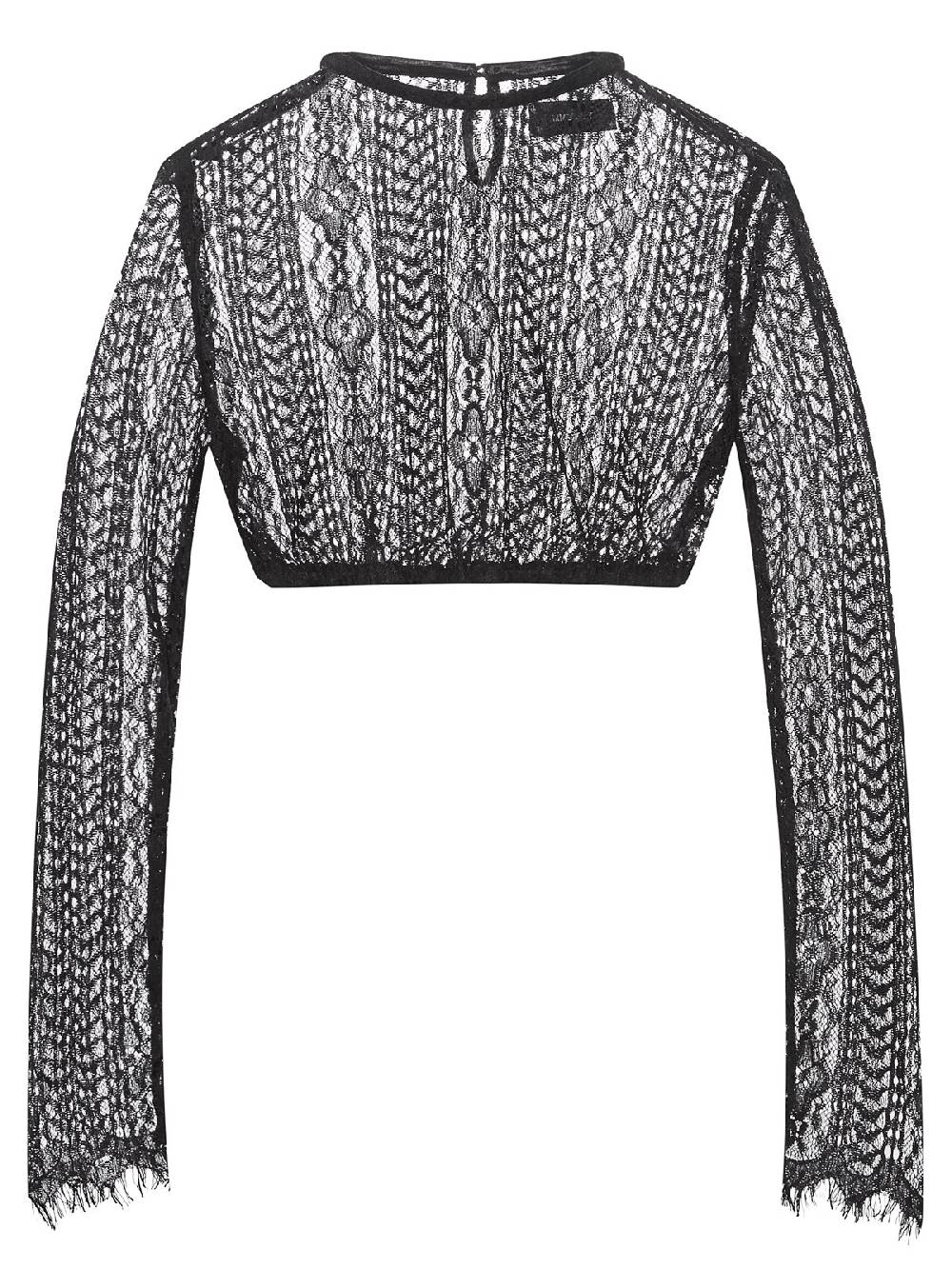 Limberry Schwarze Dirndlbluse mit langem Arm - ANEMONE SCHWARZ Top Angebot
