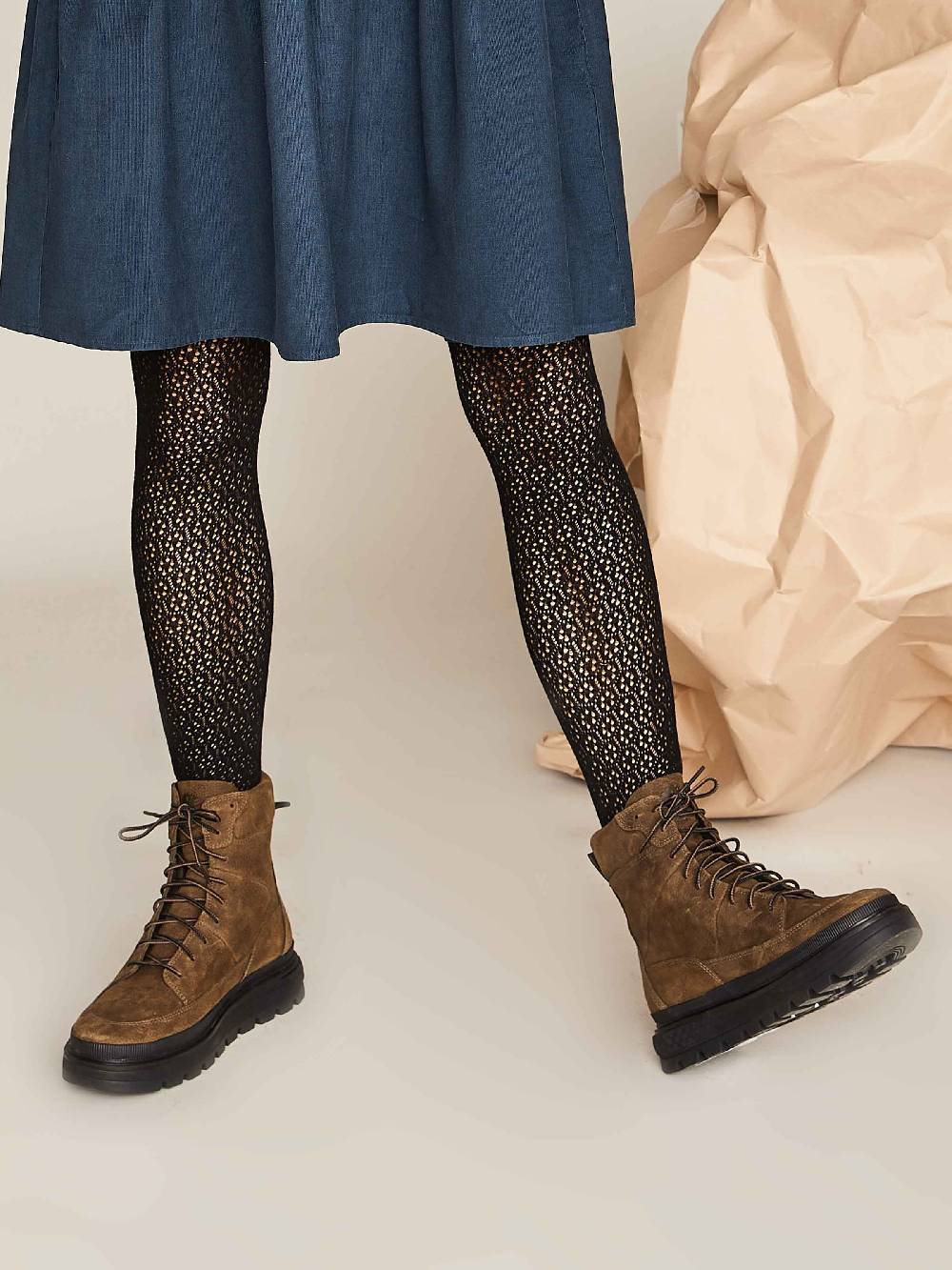 Limberry Trachten-Strumpfhose in Schwarz - FLEUR Clearance-Verkauf