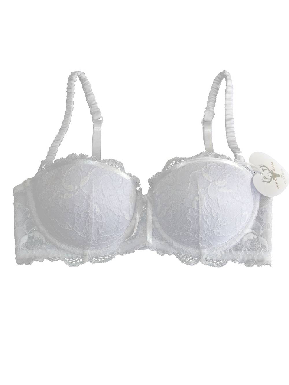 Limberry Weißer Dirndl-BH mit Spitze - LACE GLAM Speichern exportieren