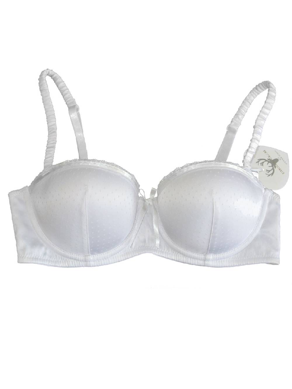 Limberry Weißer Dirndl BH aus Satin - SATIN GLAM zollfrei