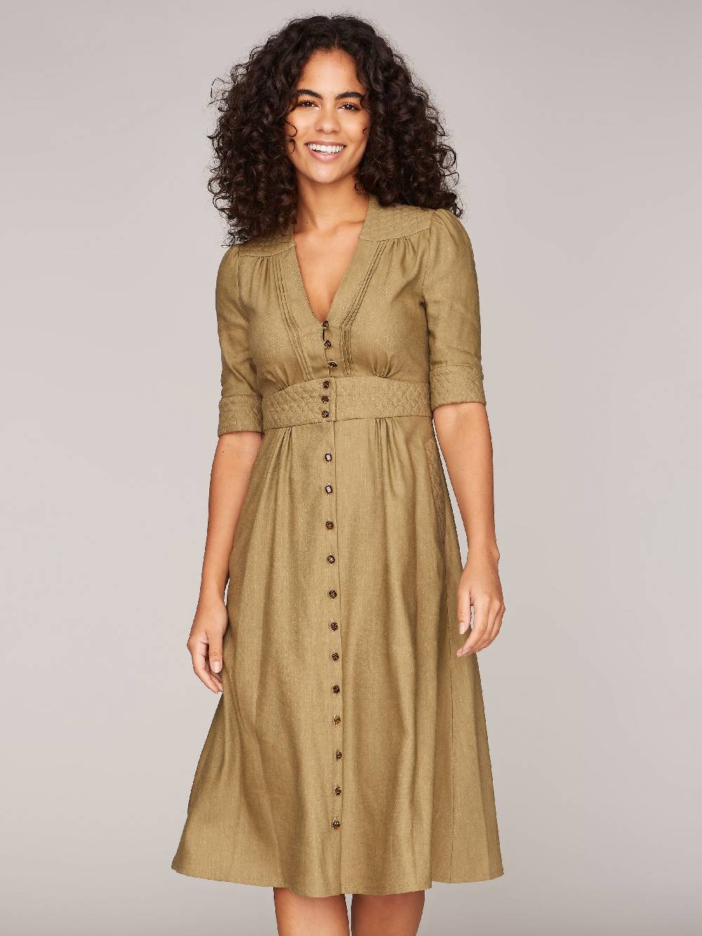 Limberry Grünes Kleid - AGATA HEUGRÜN