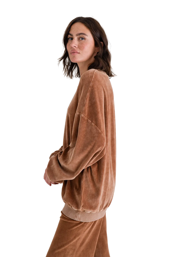 Love Joy Victory Velvet Oversize Sweatshirt Rana Osterangebot