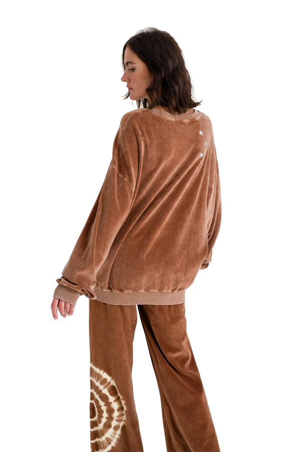 Love Joy Victory Velvet Oversize Sweatshirt Rana Osterangebot