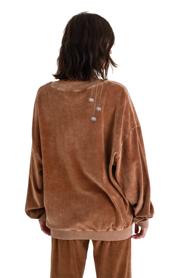 Love Joy Victory Velvet Oversize Sweatshirt Rana Osterangebot