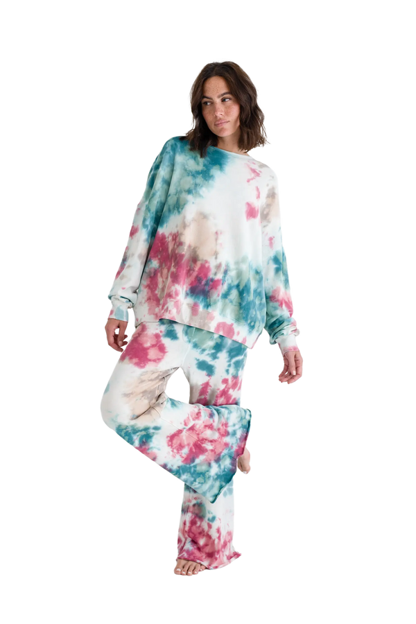Love Joy Victory SWEATSHIRT MOA Tie & Dye 50% Rabatt für begrenzte Zeit