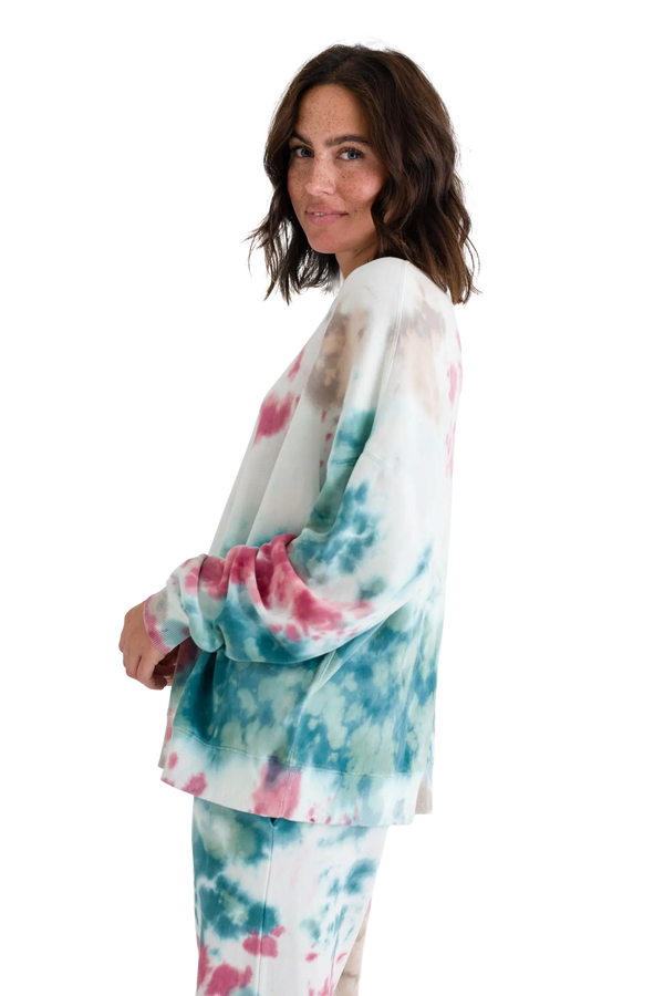 Love Joy Victory SWEATSHIRT MOA Tie & Dye 50% Rabatt für begrenzte Zeit