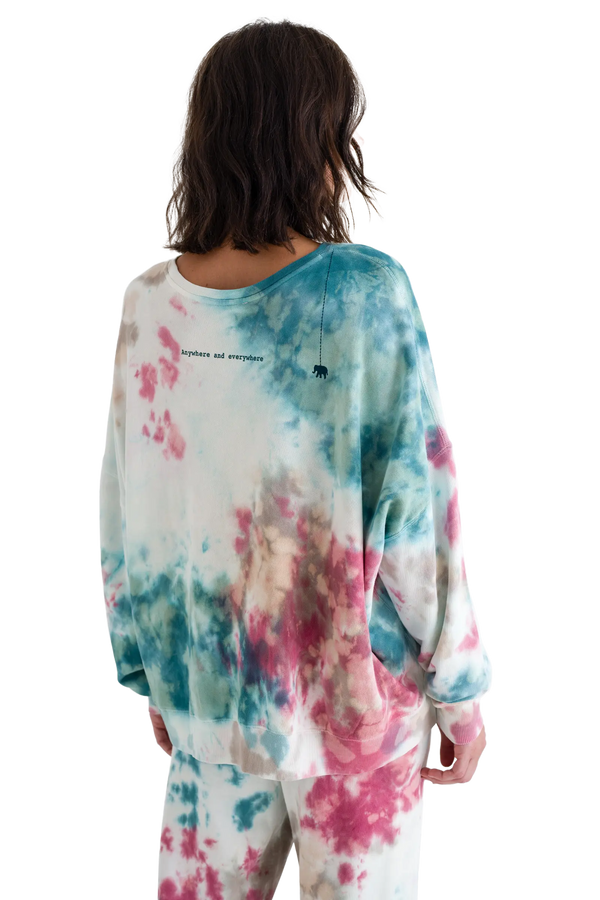 Love Joy Victory SWEATSHIRT MOA Tie & Dye 50% Rabatt für begrenzte Zeit