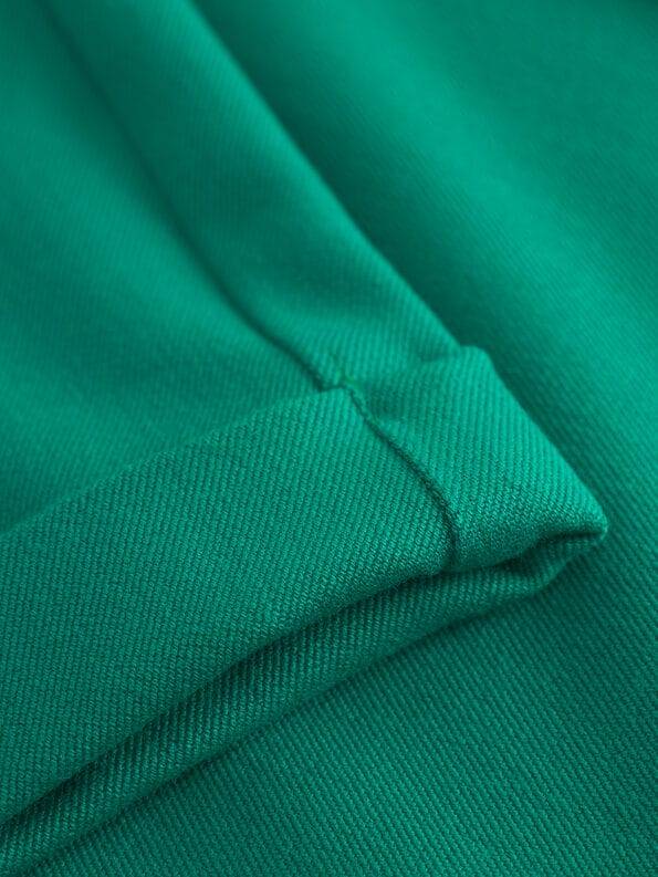 ﻿Mademoiselle YéYé Bundfaltenhose schmal zulaufend aus Gabardine Begrenztes Angebot