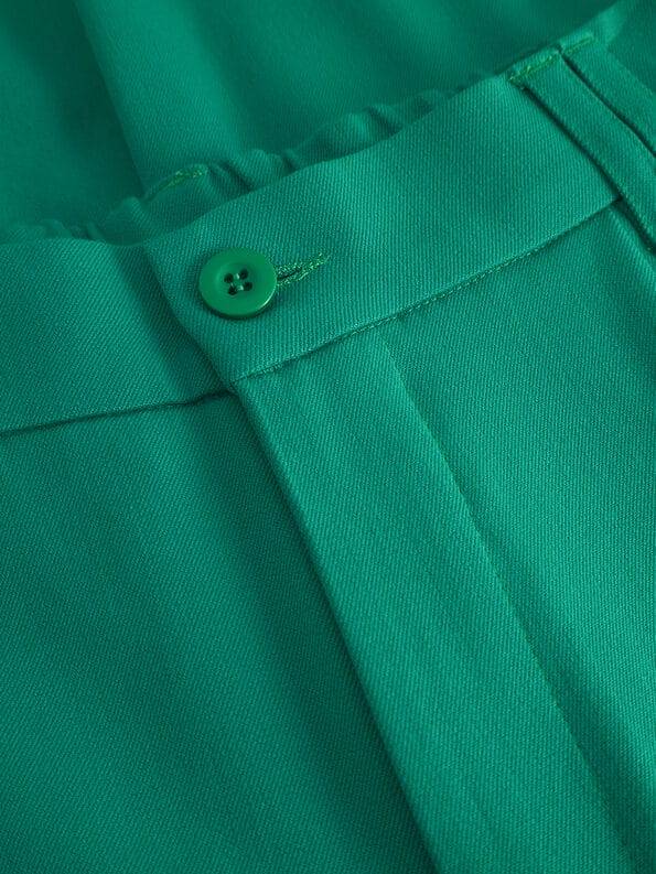 ﻿Mademoiselle YéYé Bundfaltenhose schmal zulaufend aus Gabardine Begrenztes Angebot