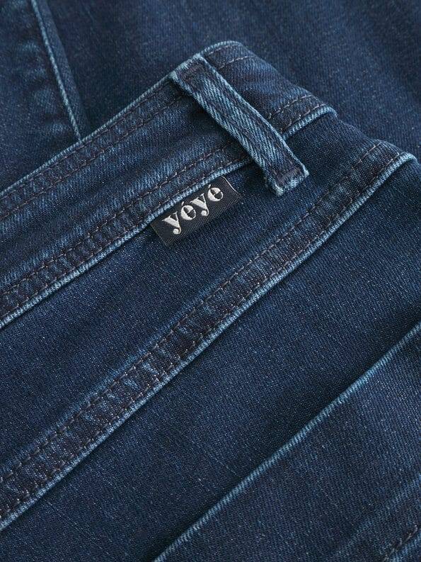 Mademoiselle YéYé Jeans Hose mit aufgesetzten Taschen aus Bio-Baumwolle Cyber Monday