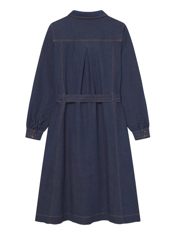 Mademoiselle YéYé Jeans Kleid mit Bindeband aus Bio-Baumwolle Vatertagsangebot