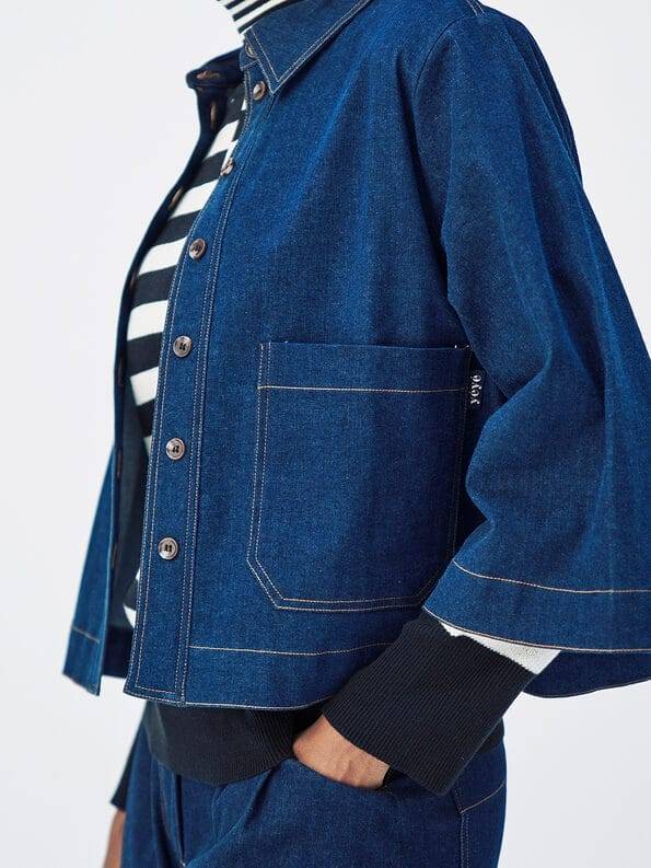 Mademoiselle YéYé Jeans Overshirt aus Bio-Baumwolle Jubiläumsangebot