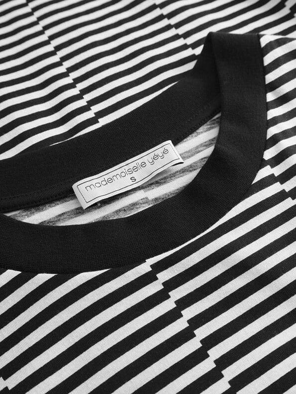 Mademoiselle YéYé T-Shirt mit Stickerei aus Bio-Baumwolle Neueste Mode
