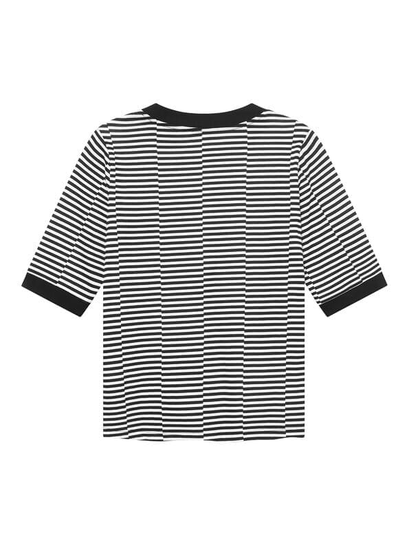 Mademoiselle YéYé T-Shirt mit Stickerei aus Bio-Baumwolle Neueste Mode