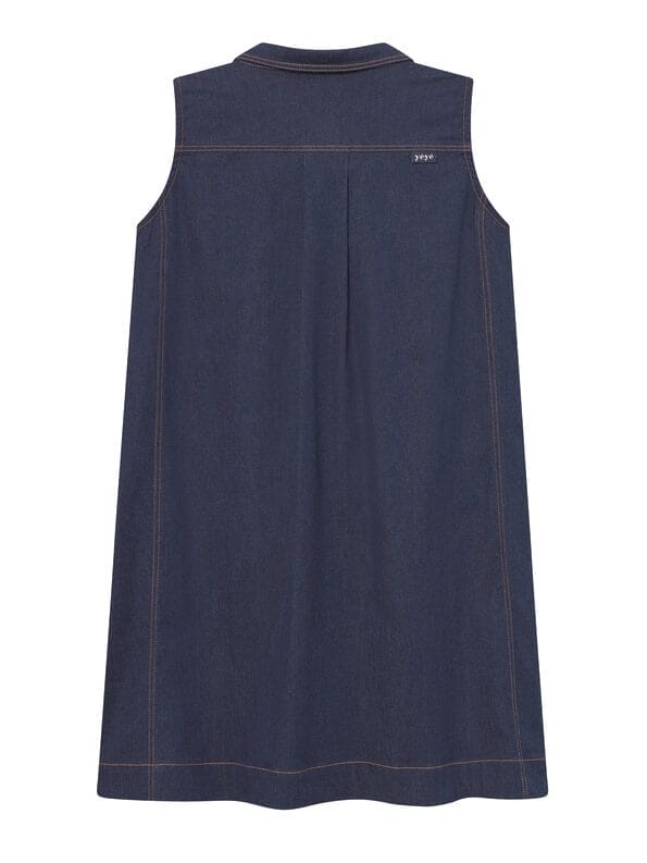 Mademoiselle YéYé Jeans Pinafore-Kleid mit Reißverschluss aus Bio-Baumwolle Zeitlich begrenztes Angebot