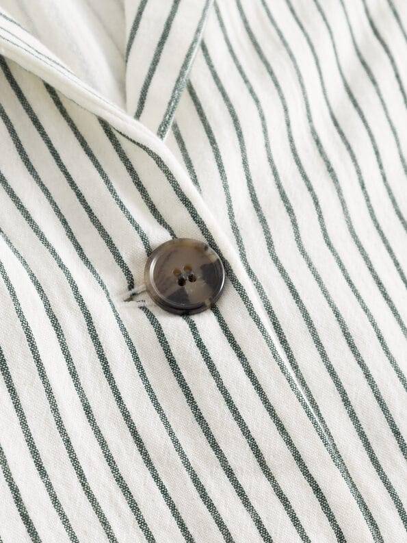 Mademoiselle YéYé Nadelstreifen Blazer aus Bio-Baumwolle Begrenzte Freigabe