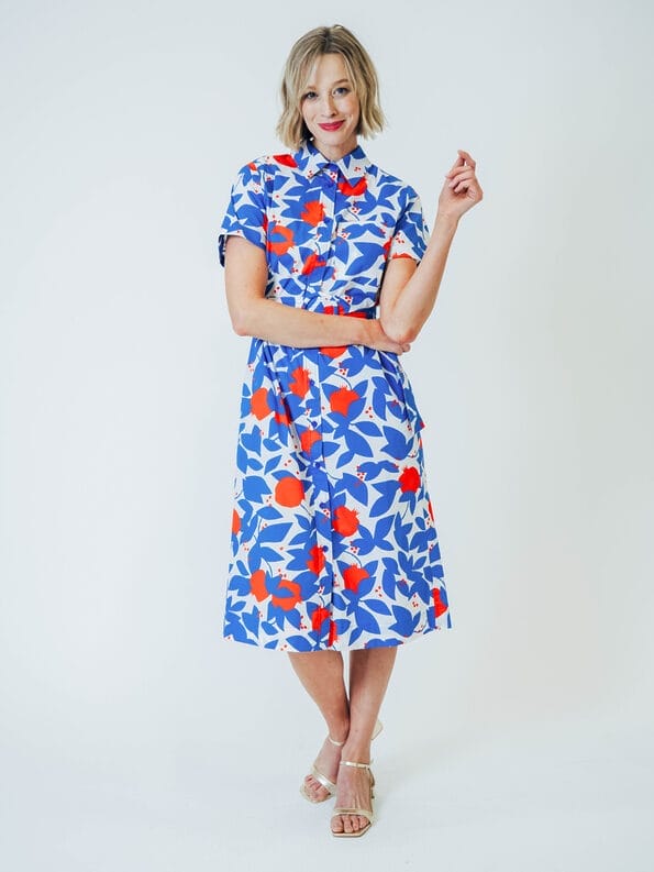 Mademoiselle YéYé Hemdblusenkleid aus Bio-Baumwolle Fabrikladen