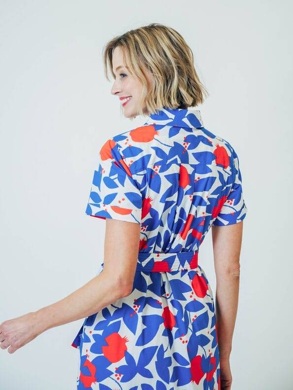 Mademoiselle YéYé Hemdblusenkleid aus Bio-Baumwolle Fabrikladen