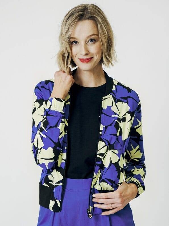 Mademoiselle YéYé Jersey Collegejacke aus EcoVero by Lenzing Schlussverkauf
