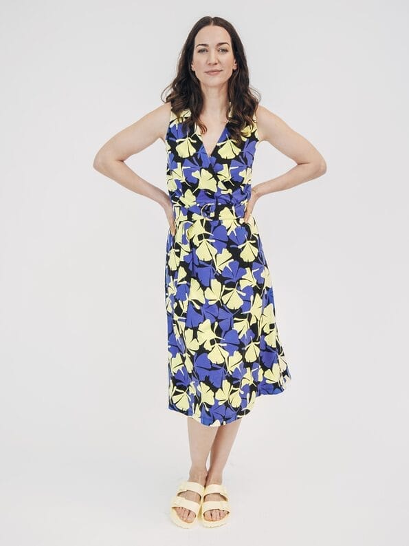 Mademoiselle YéYé Jerseykleid mit Kragen aus EcoVero by Lenzing Blitzverkäufe
