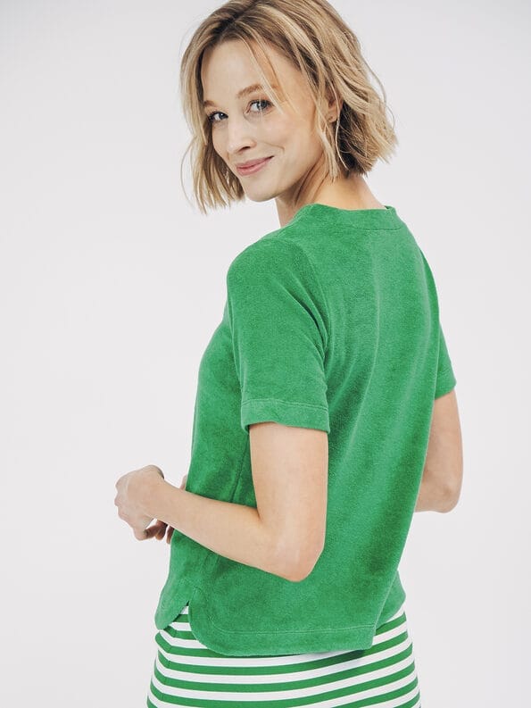 Mademoiselle YéYé Frottee T-Shirt aus Bio-Baumwolle Sonderangebot