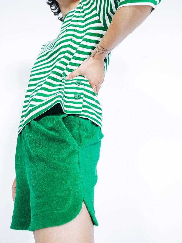 Mademoiselle YéYé Frottee Short aus Bio-Baumwolle Großer Ausverkauf