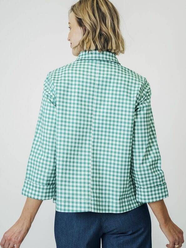 Mademoiselle YéYé Verkürzte Jacke aus Baumwolle Weihnachtsangebot