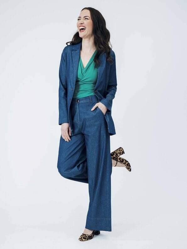 Mademoiselle YéYé Jeansblazer aus Bio-Baumwolle Vatertagsangebot