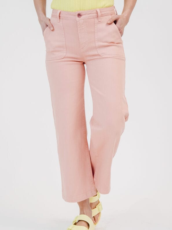 Mademoiselle YéYé Jeanshose mit verkürztem Bein aus Bio-Baumwolle Top Angebot