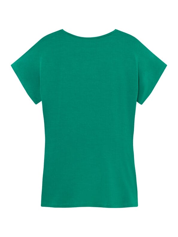 Mademoiselle YéYé Jersey Top mit tiefem Ausschnitt aus Tencel by Lenzing Neueste Mode