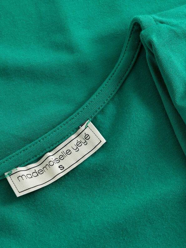 Mademoiselle YéYé Jersey Top mit tiefem Ausschnitt aus Tencel by Lenzing Neueste Mode