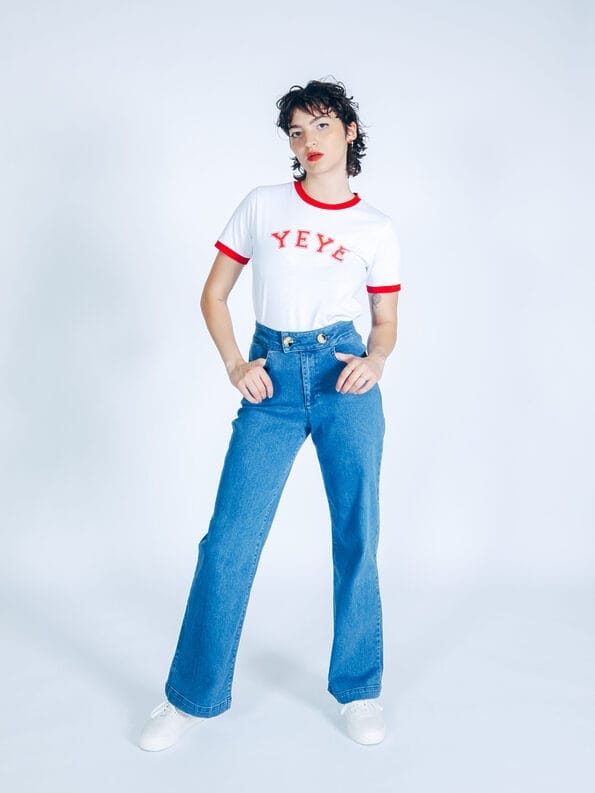 Mademoiselle YéYé T-Shirt aus Bio-Baumwolle Kauf eins, bekomm eins gratis