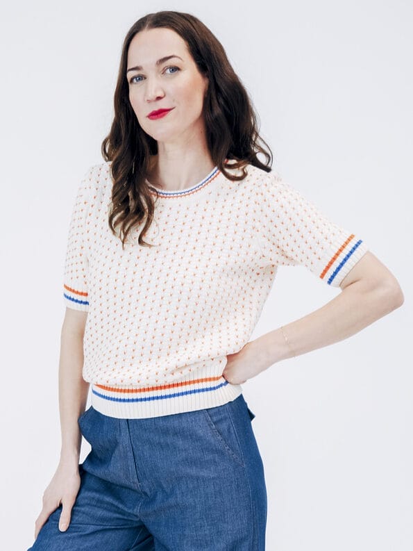 Mademoiselle YéYé Stricktop aus Bio-Baumwolle VIP-Rabatte