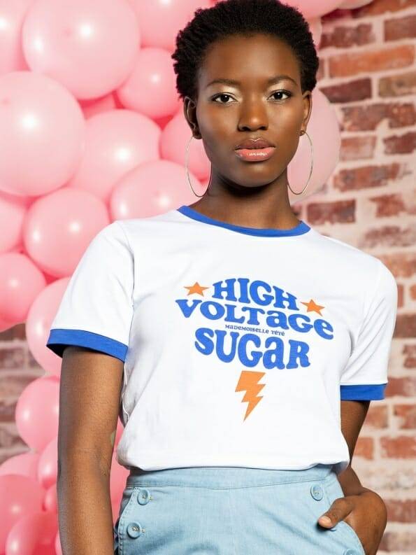 Mademoiselle YéYé High Voltage Sugar T-Shirt Bis zu 60% Rabatt