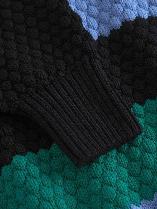 Mademoiselle YéYé Strick Pullover mit Bubble-Muster aus Bio-Baumwolle 50% Rabatt mit kostenlosem Versand
