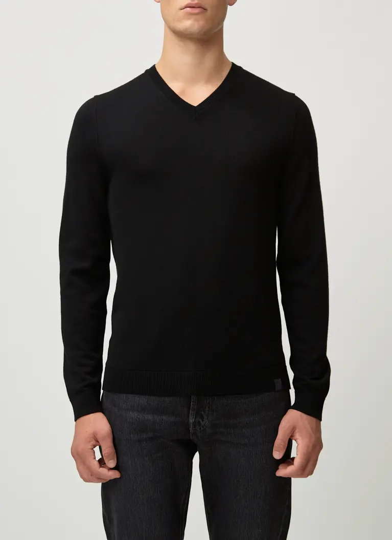 ﻿Maerz Muenchen V-Pullover100% MerinowolleArt. Nr. 420400-595 Begrenztes Angebot