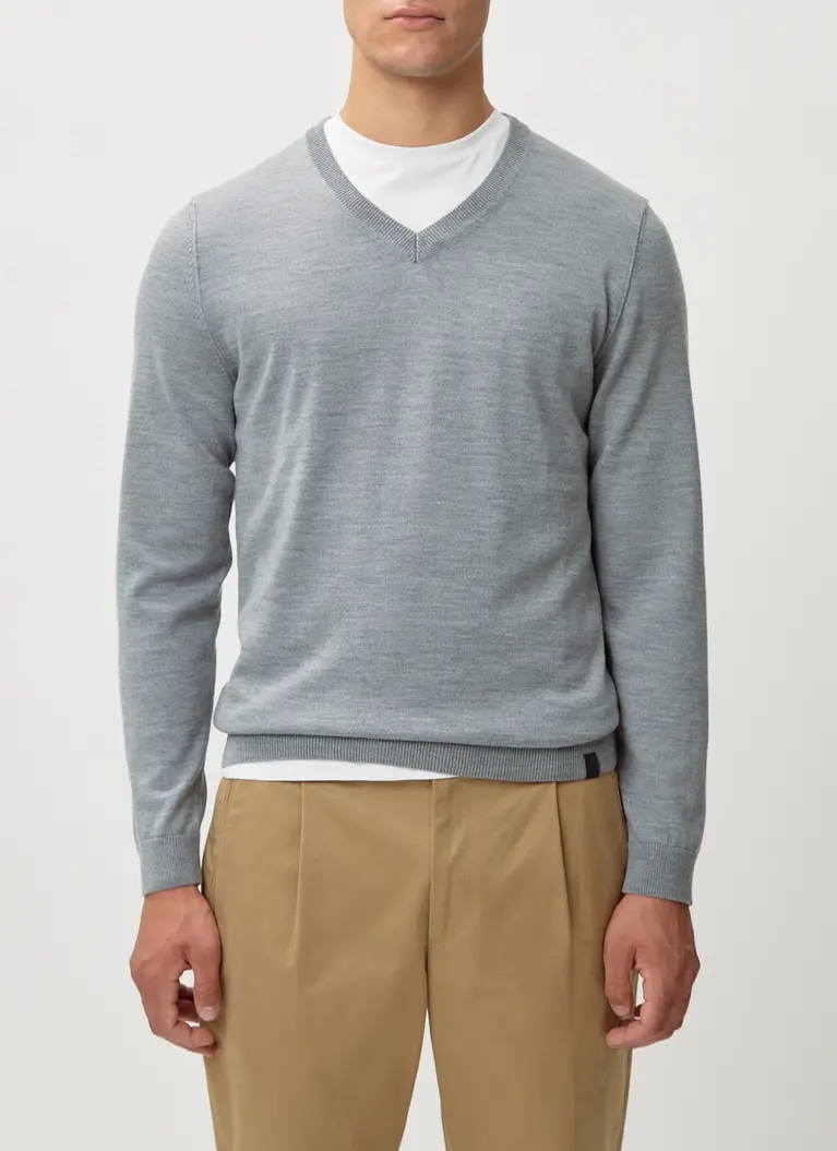 Maerz Muenchen V-Pullover100% MerinowolleArt. Nr. 420400-536 Black Friday