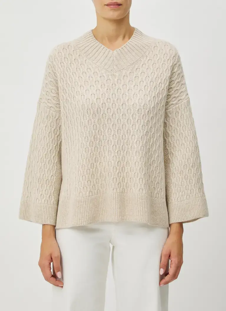 Maerz Muenchen V-Ausschnitt Pullover100% SchurwolleArt. Nr. 347700-112 Top Angebot