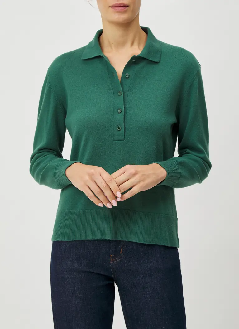 Maerz Muenchen Polokragen Pullover100% MerinowolleArt. Nr. 367600-285 Bestseller
