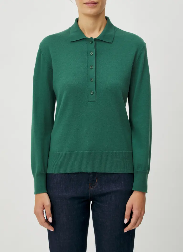 Maerz Muenchen Polokragen Pullover100% MerinowolleArt. Nr. 367600-285 Bestseller