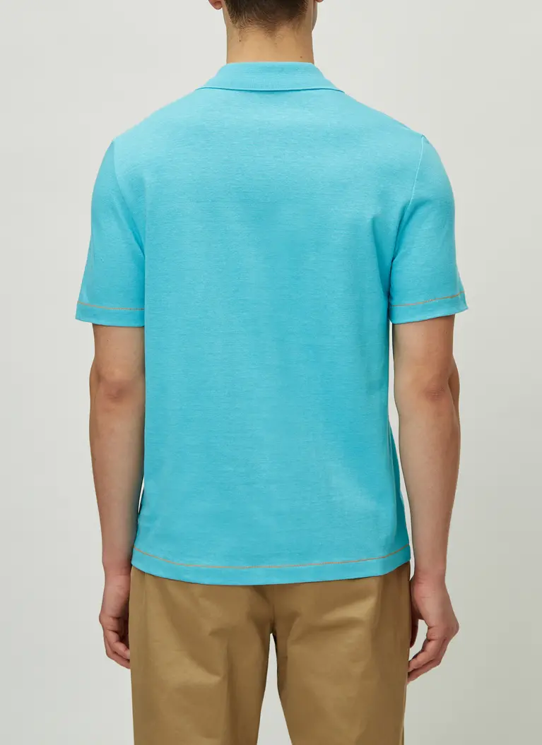 Maerz Muenchen PoloshirtBaumwoll-Leinen-MixArt. Nr. 661400-816 zollfrei