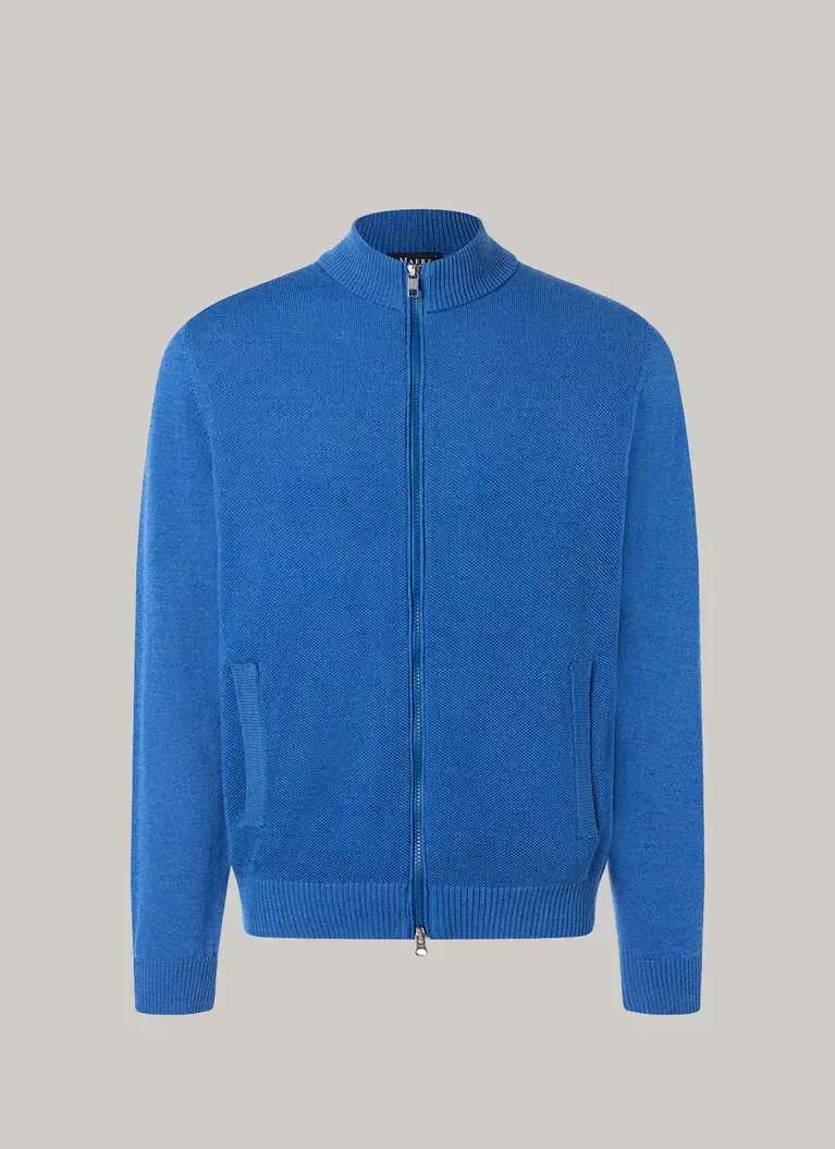 Maerz Muenchen Stehkragen-Zipper100% MerinowolleArt. Nr. 590900-355 Begrenztes Angebot