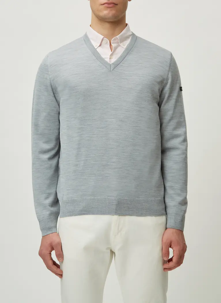 Maerz Muenchen V-Pullover100% MerinowolleArt. Nr. 490400-519 Weihnachtsangebot
