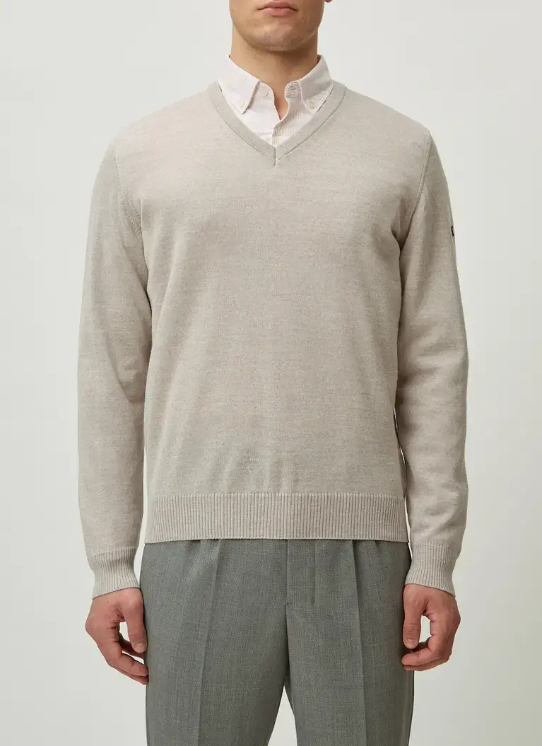 Maerz Muenchen V-Pullover100% MerinowolleArt. Nr. 490400-148 Osterangebot