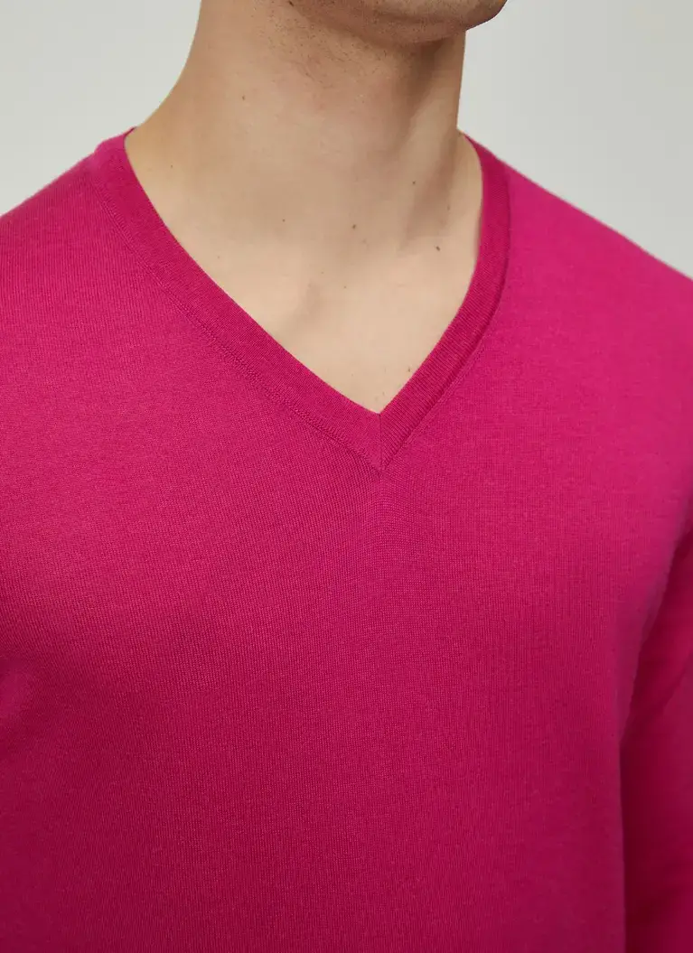 Maerz Muenchen V-Pullover100% MerinowolleArt. Nr. 403800-710 Preisnachlass