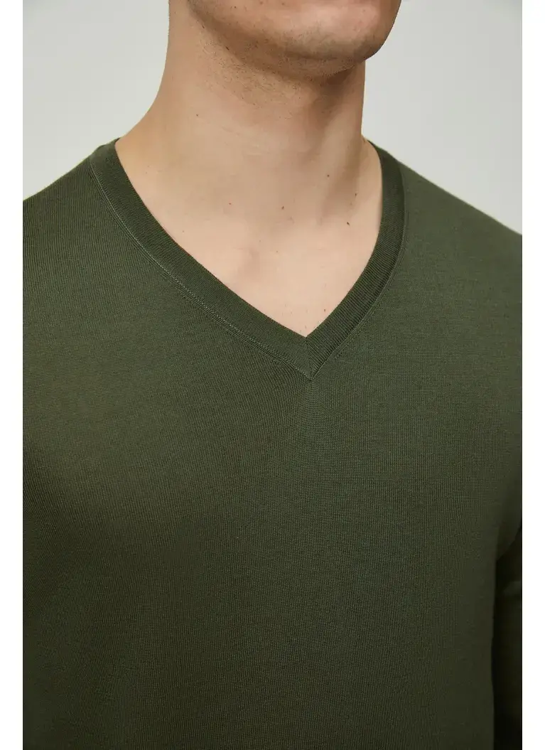 Maerz Muenchen V-Pullover100% MerinowolleArt. Nr. 403800-297 Saisonschlussverkauf