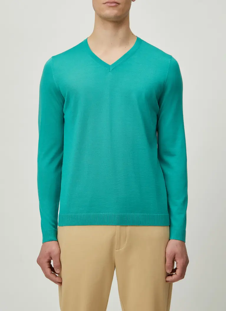 Maerz Muenchen V-Pullover100% MerinowolleArt. Nr. 403800-216 Black Friday